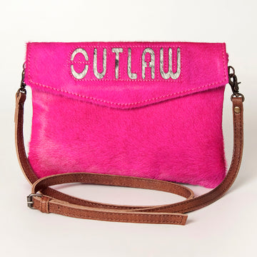 American Darling Envelope Hair-On Genuine Leather Western Women Bag Handbag Purse | for Cute